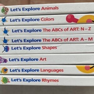 Baby Einstein Disney Eight Hardcover Children’s Books Art Language Animals ABCs